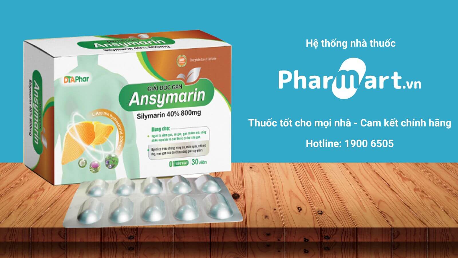 Địa chỉ mua sản phẩm Ansymarin Silymarin 800mg uy tín