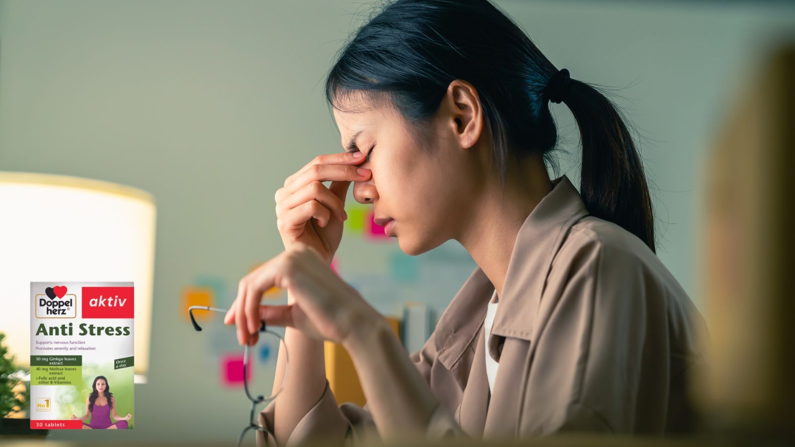 Viên uống Anti Stress Doppelherz giảm căng thẳng, tăng cường sức khỏe não bộ