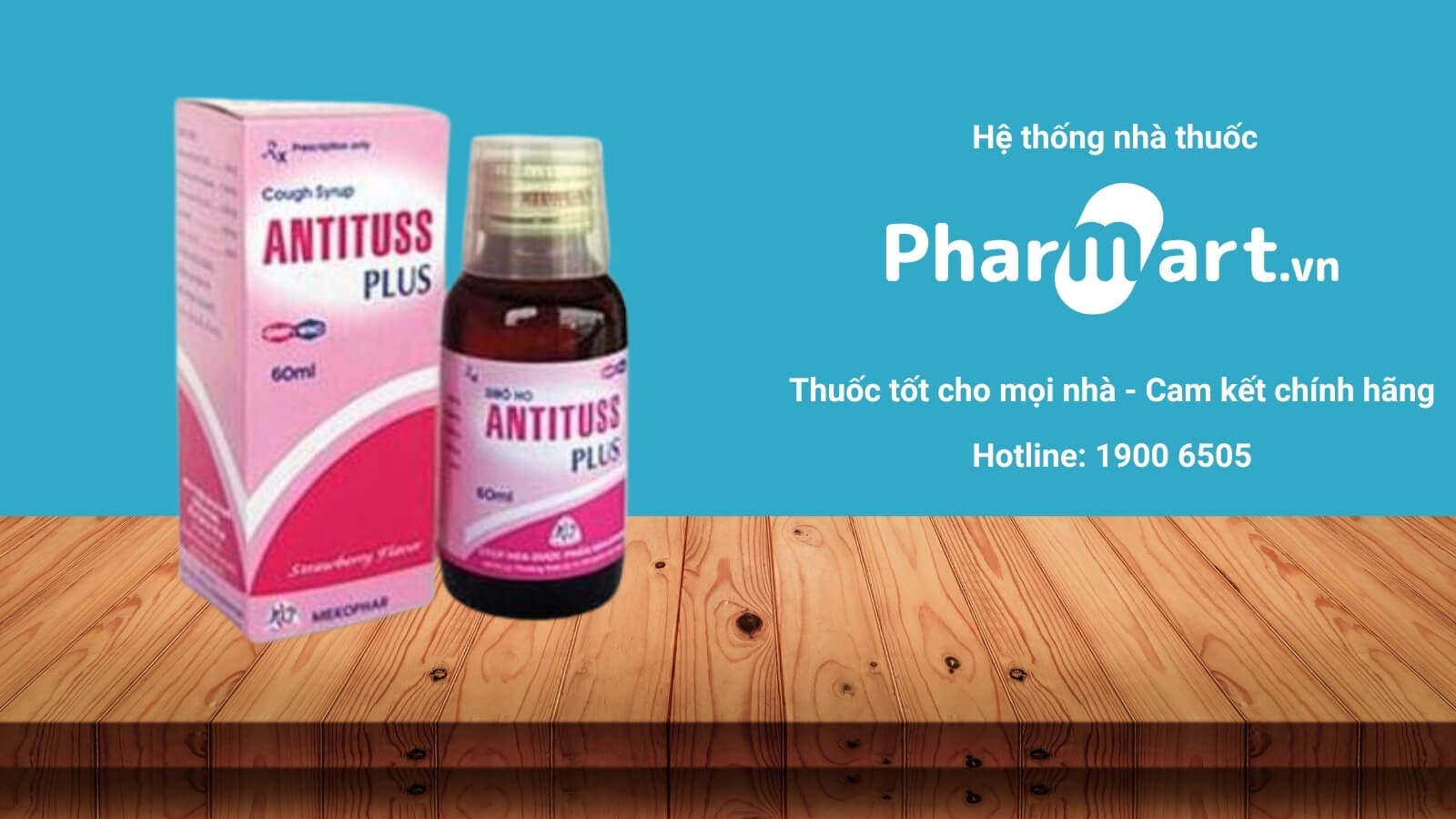 Mua Siro ho Antituss Plus 60ml chính hãng tại Pharmart.vn