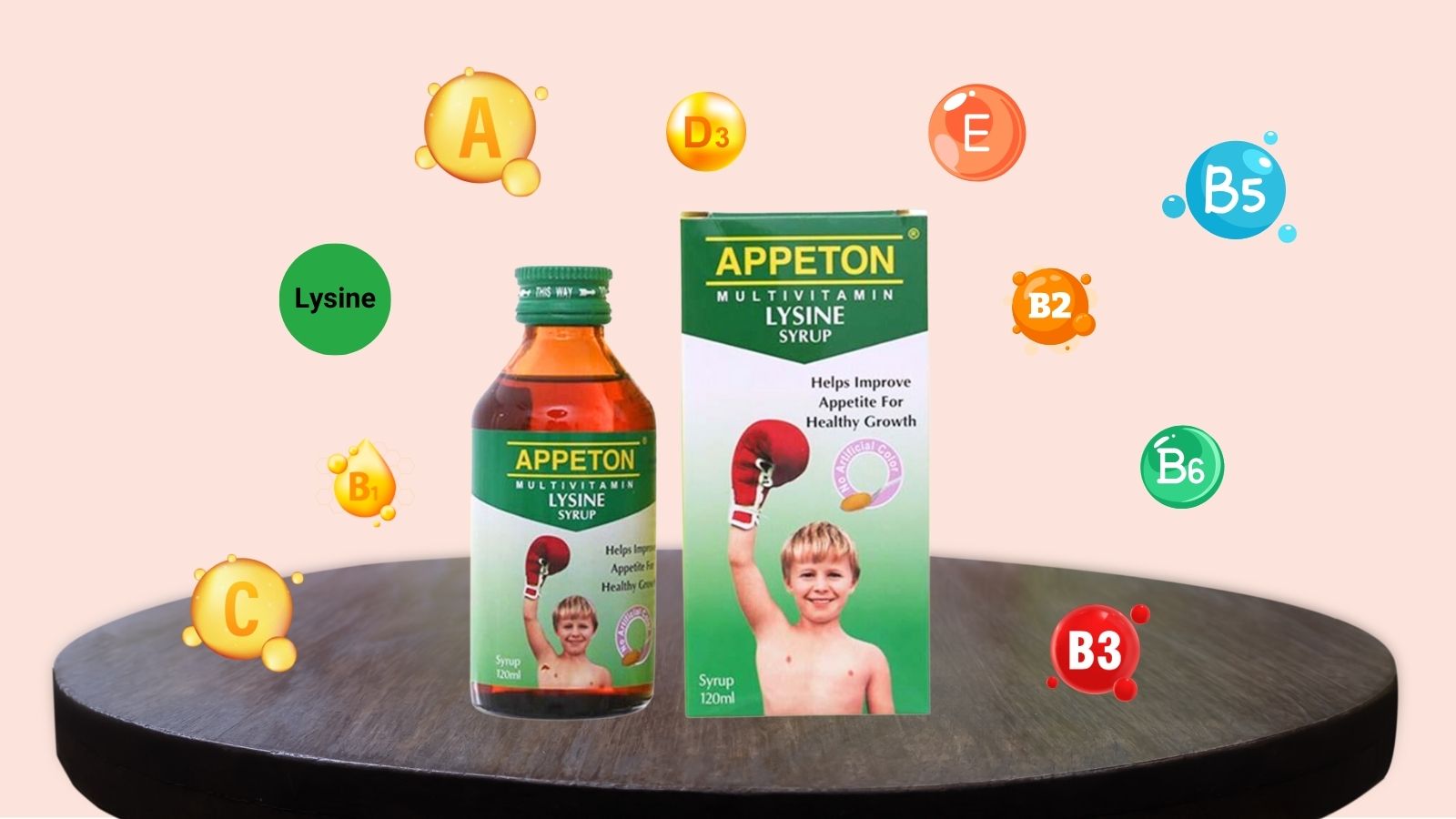Appeton Multivitamin Lysine cung cấp nhiều dưỡng chất cho sự phát triển của trẻ nhỏ