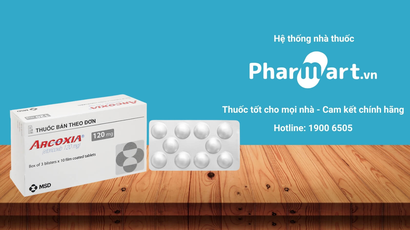 Mua Arcoxia 120 chính hãng tại Pharmart.vn
