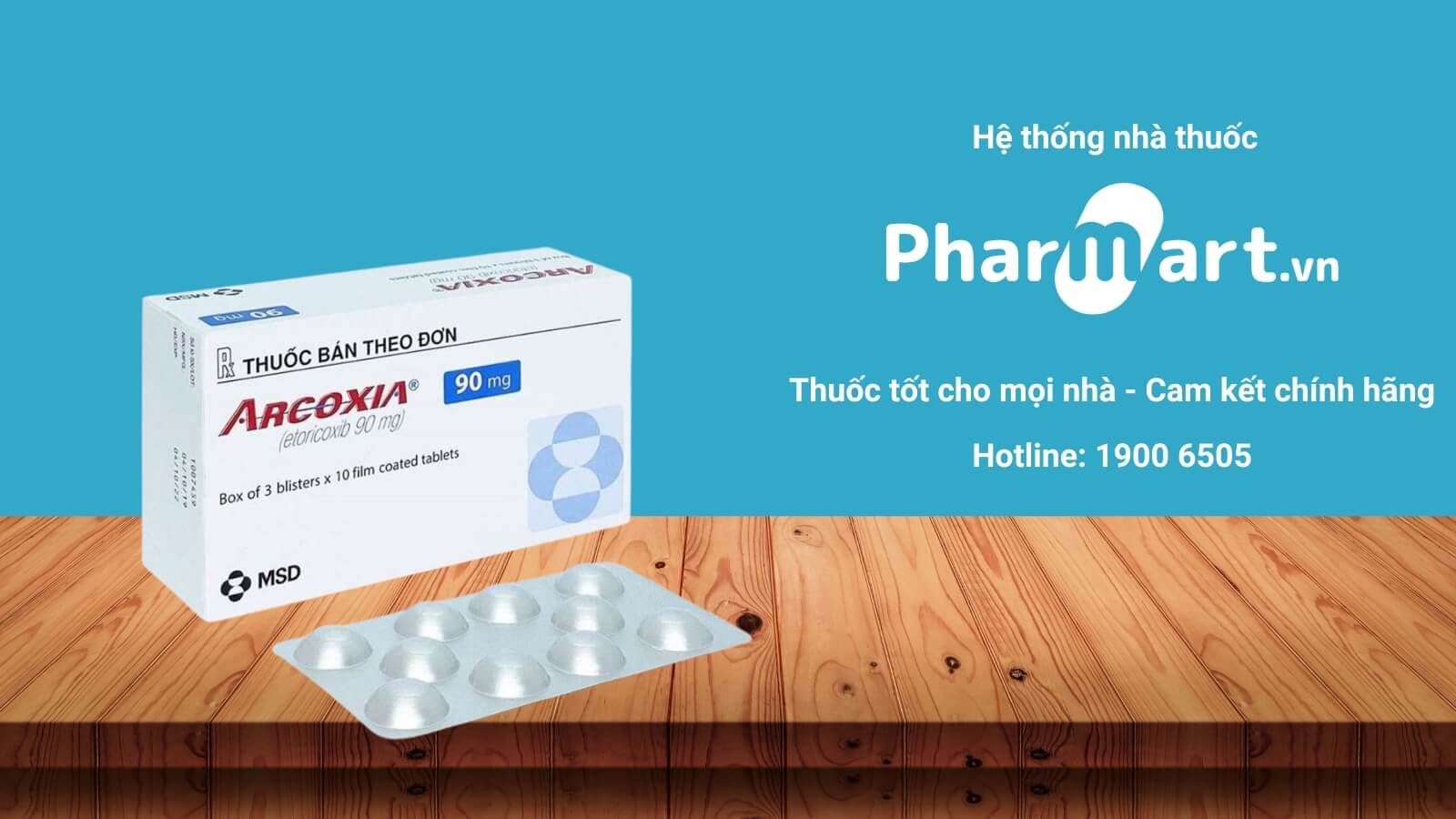 Mua Arcoxia 90 chính hãng tại Pharmart.vn
