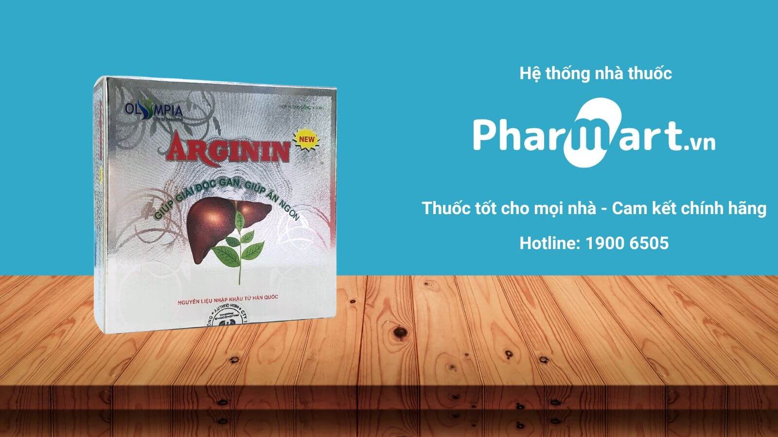 Pharmart.vn phân phối Arginin Olympia chính hãng