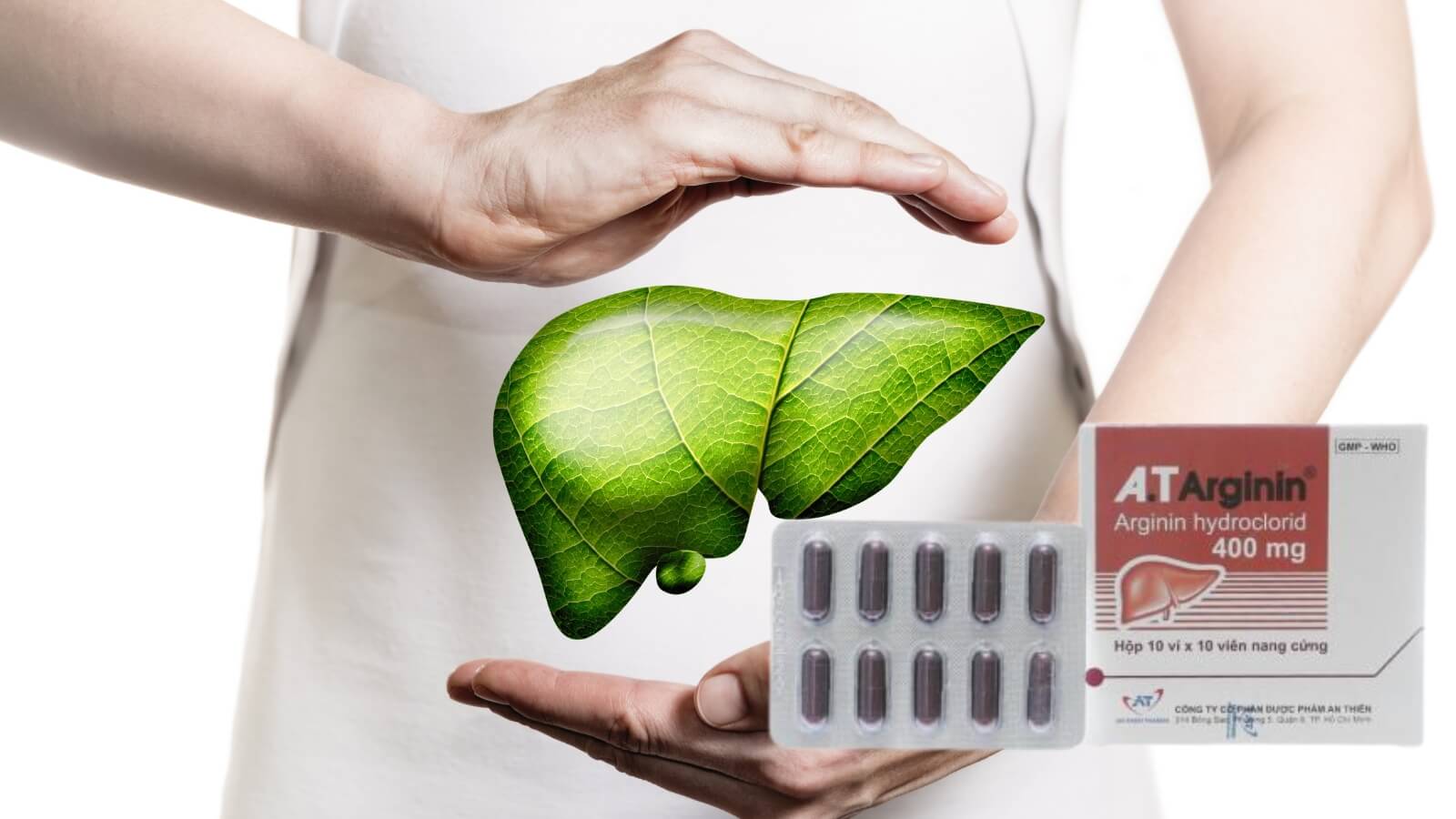 A.T Arginin 400mg - Điều trị các rối loạn khó tiêu