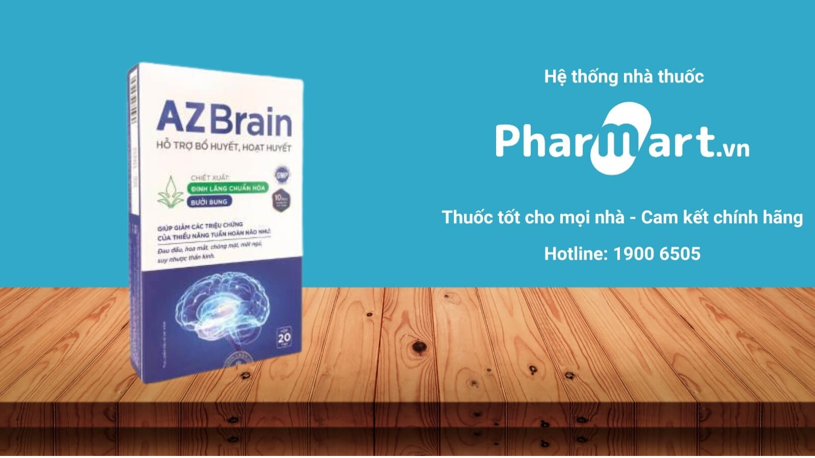 Mua ngay viên uống AZ Brain chính hãng tại Pharmart.vn