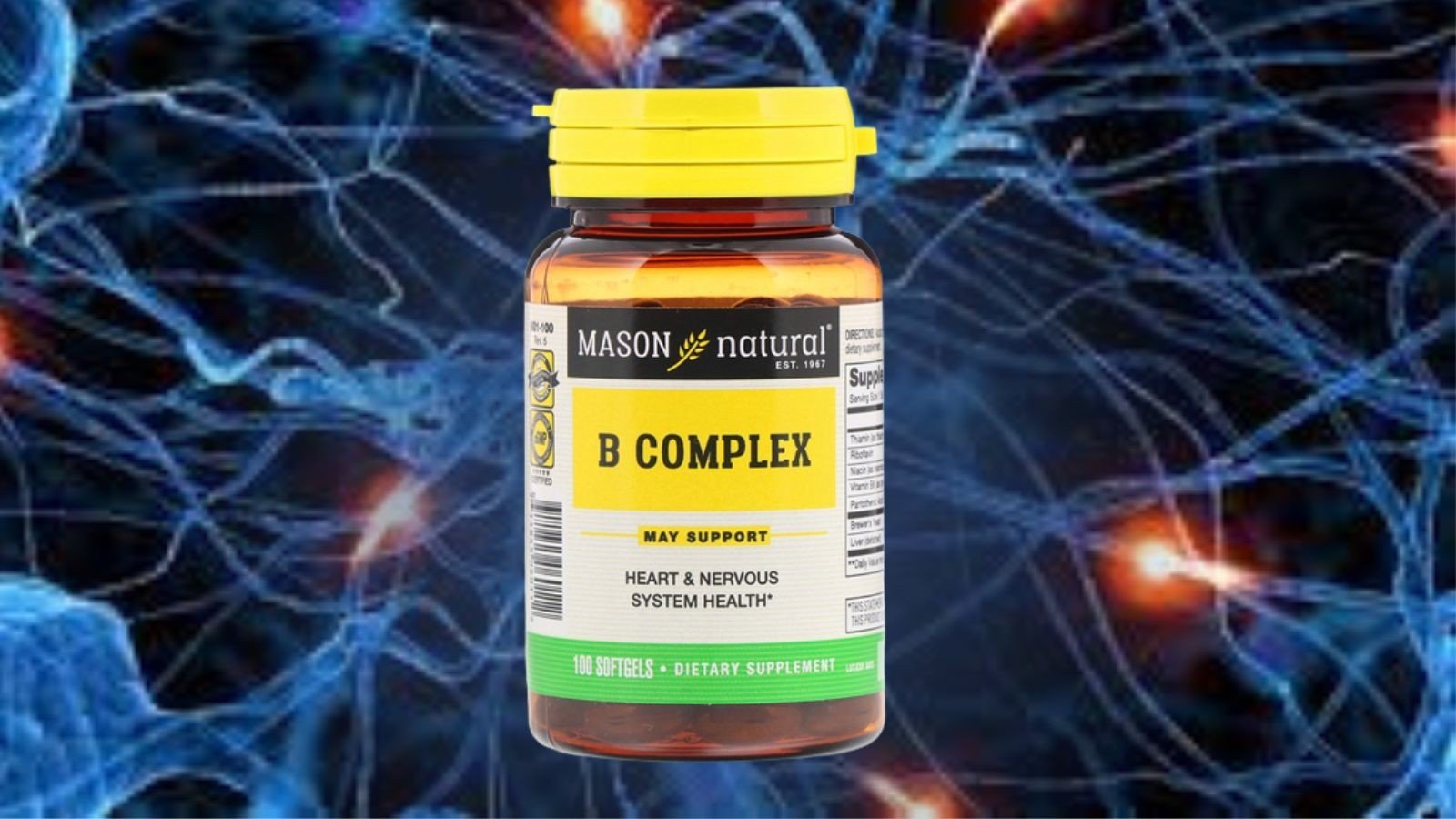    B-Complex mason -  hỗ trợ hệ thần kinh, tim mạch