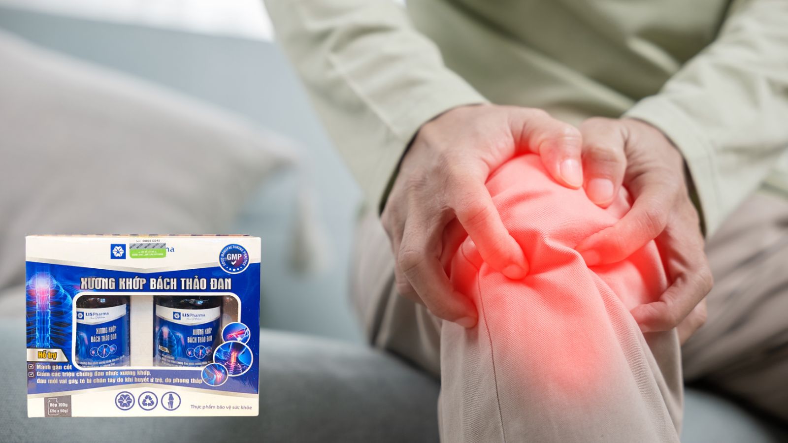 Xương khớp Bách Thảo Đan có tác dụng trong việc hỗ trợ mạnh gân cốt