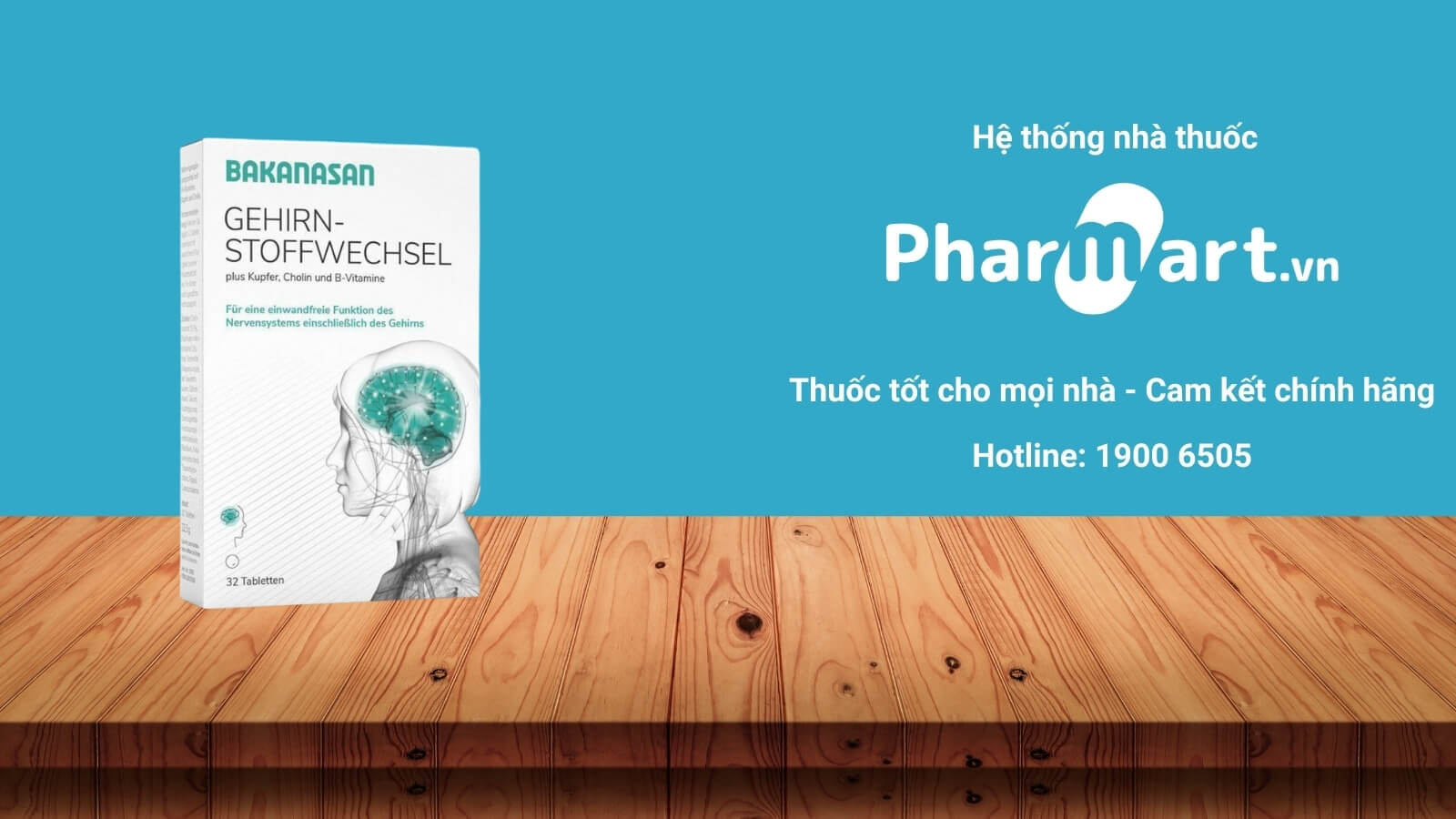 Mua Bakanasan Gehirn Stoffwechsel chính hãng tại Pharmart.vn