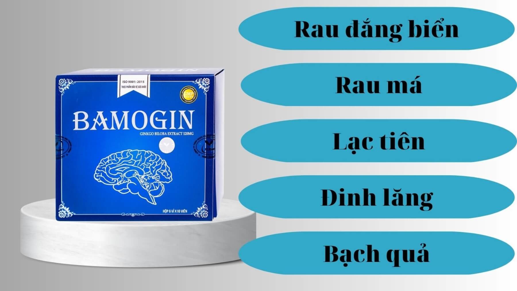 Bamogin Thành Công với những thành phần từ thảo dược tự nhiên