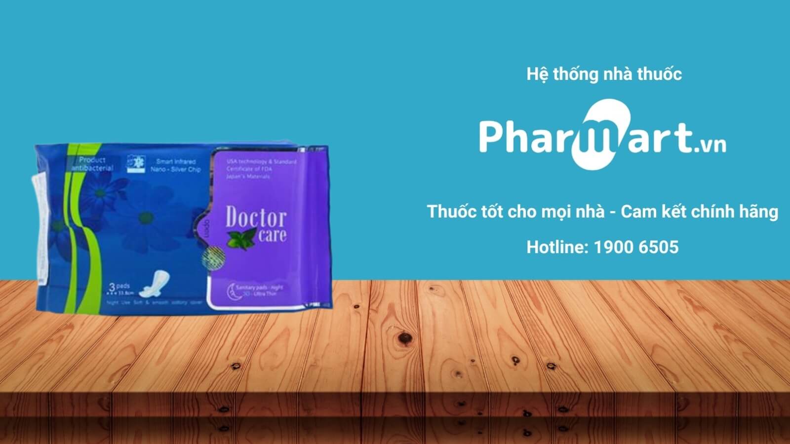 Địa chỉ mua Băng vệ sinh Doctor Care ban đêm 3 miếng uy tín, chất lượng