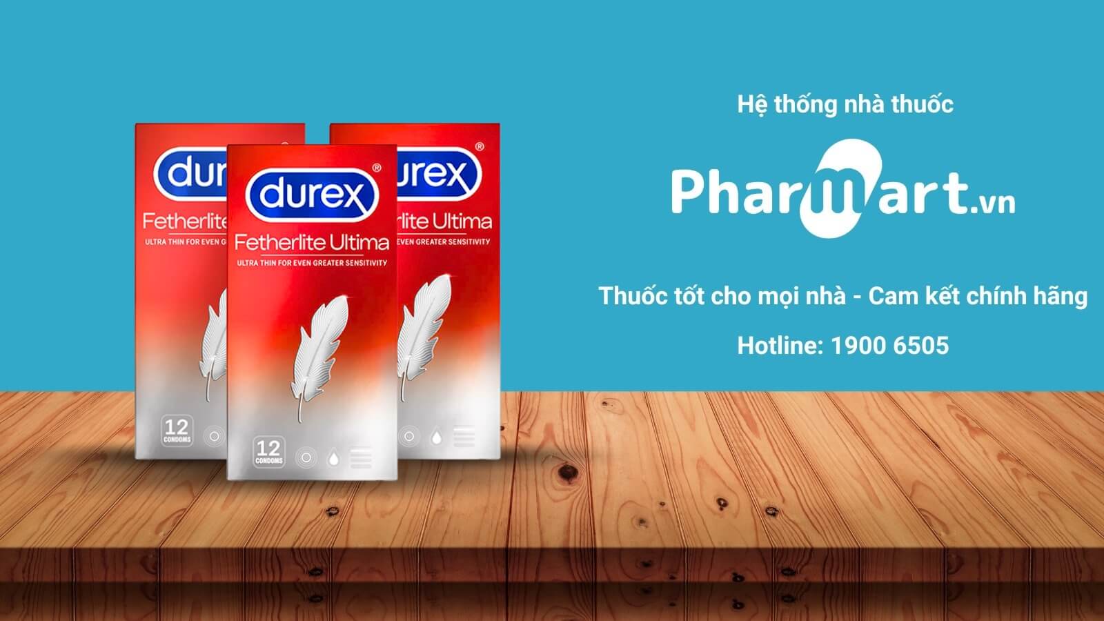 Pharmart cung cấp bao cao su Durex chính hãng