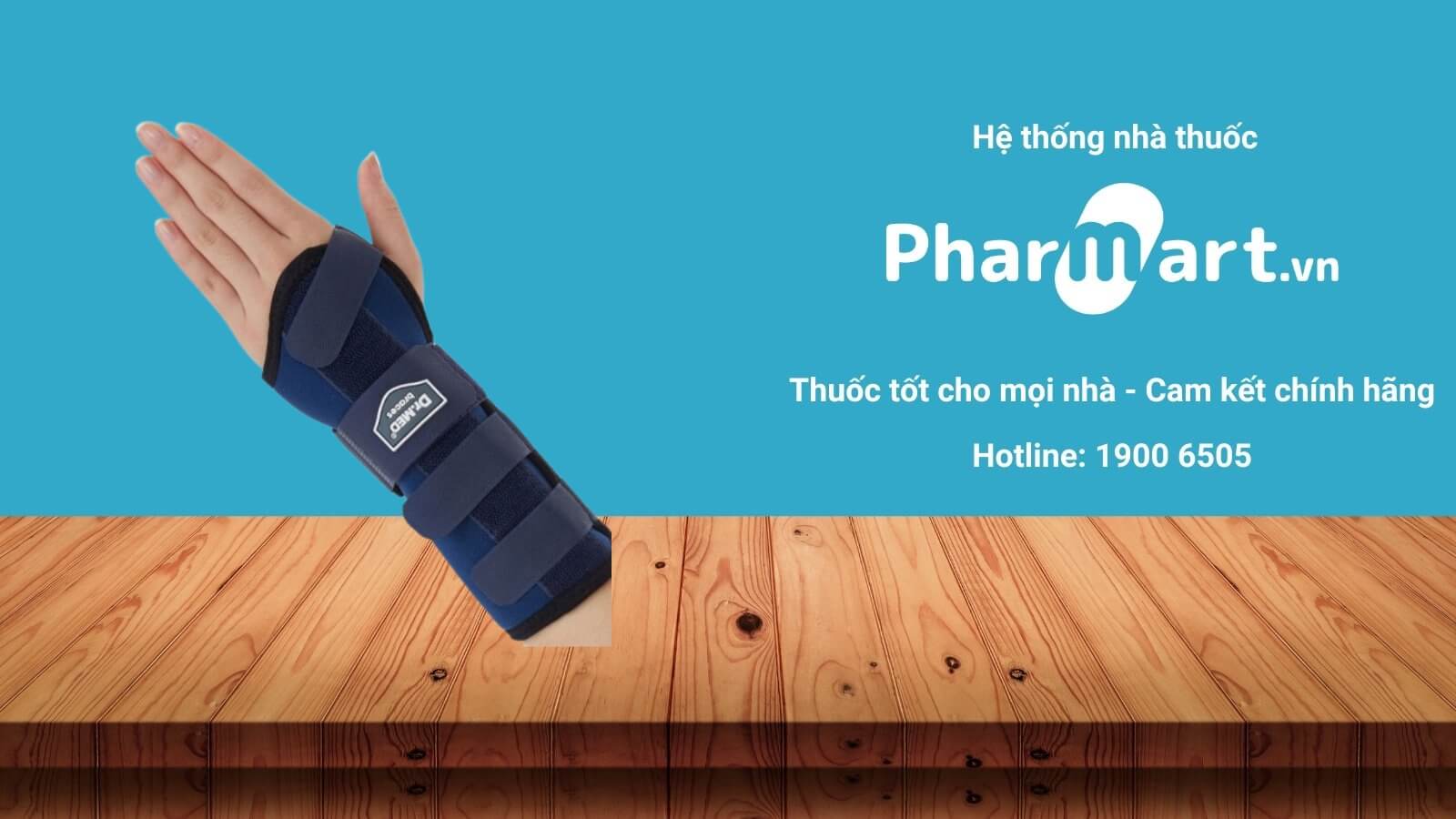 Bao đeo bảo vệ cổ tay đàn hồi W003 size L (Trái) được phân phối chính hãng tại Pharmart