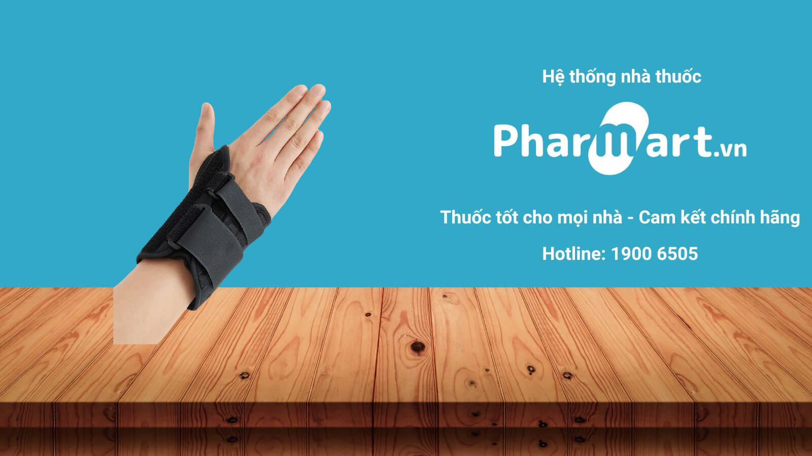 Bao đeo bảo vệ cổ tay ngắn W020 size XL (Phải) được phân phối chính hãng tại Pharmart