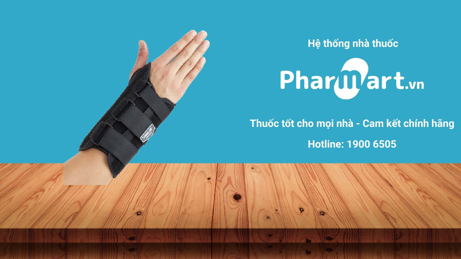 Bao đeo bảo vệ cổ tay W021 size XL (Phải) được phân phối chính hãng tại Pharmart