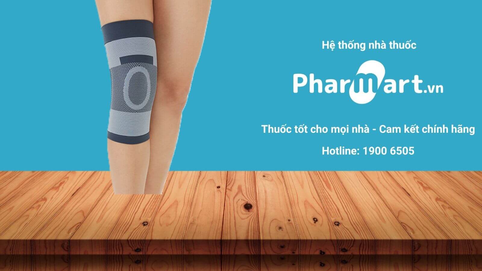 Bao đeo bảo vệ đầu gối đàn hồi K021 size L được phân phối chính hãng tại Pharmart