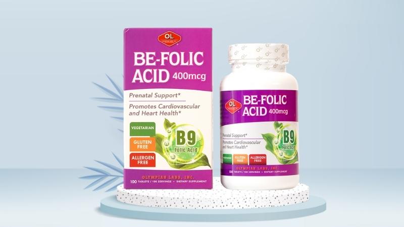 Tác dụng của viên uống Be Folic Acid