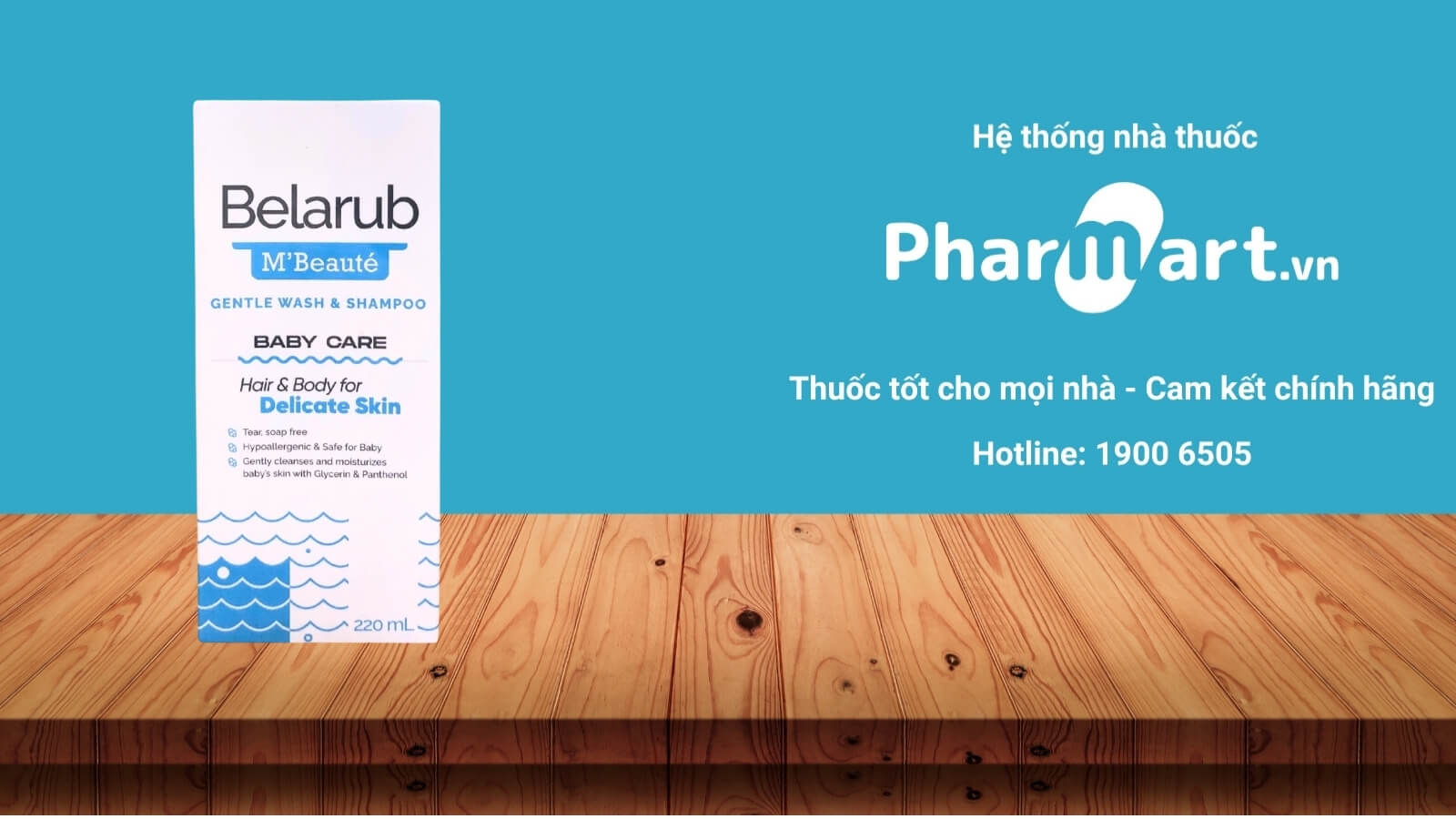 Mua ngay sữa tắm gội cho trẻ em Belarub M'Beauté cho trẻ chính hãng tại Pharmart.vn