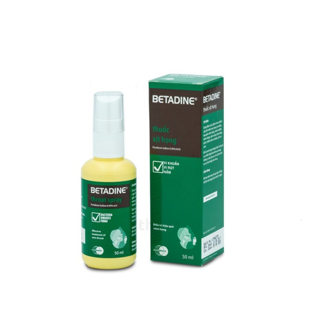 Betadine xịt họng - Pharmart.vn