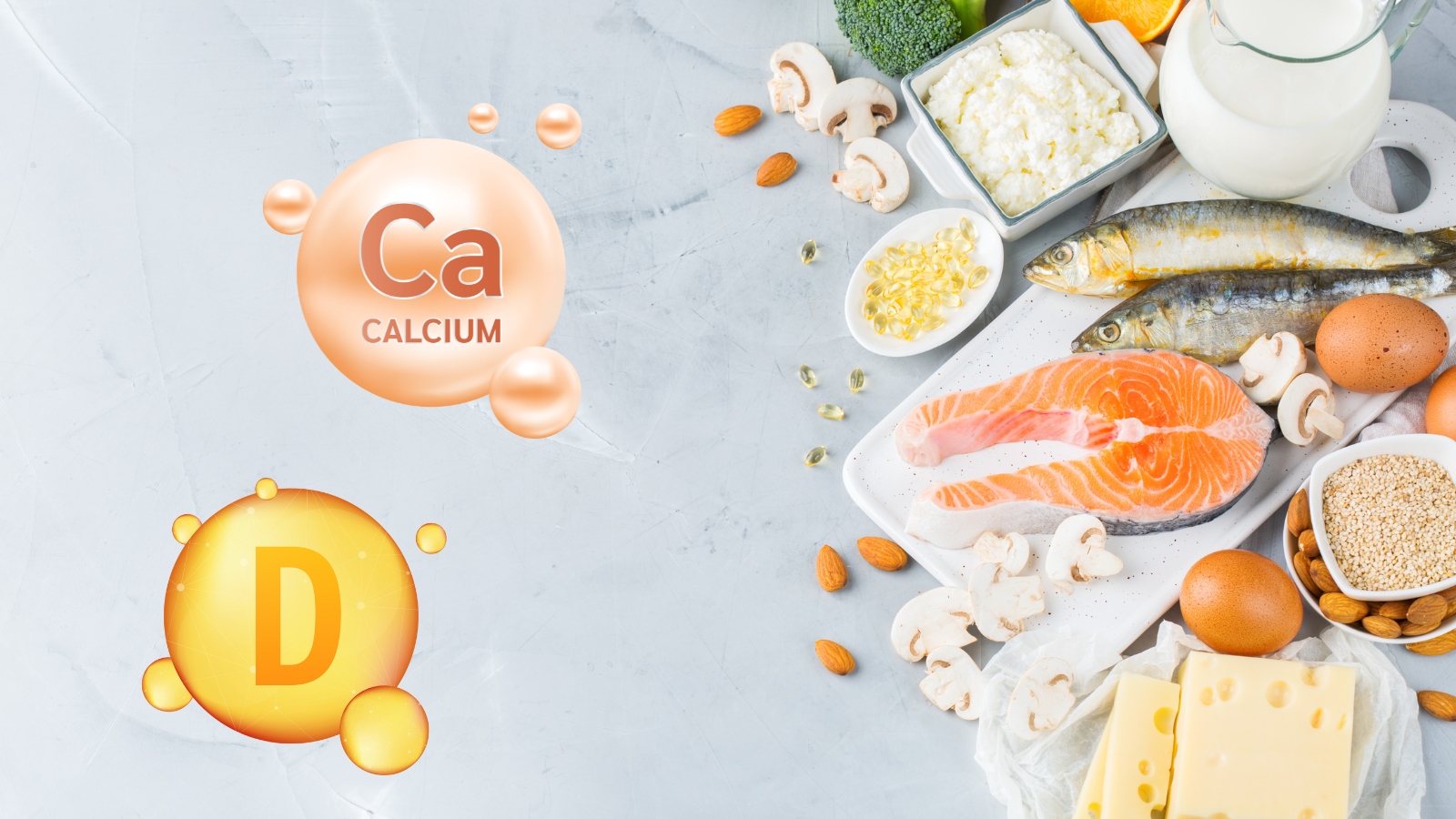 Hàm lượng Canxi và Vitamin D cao trong các loại hải sản