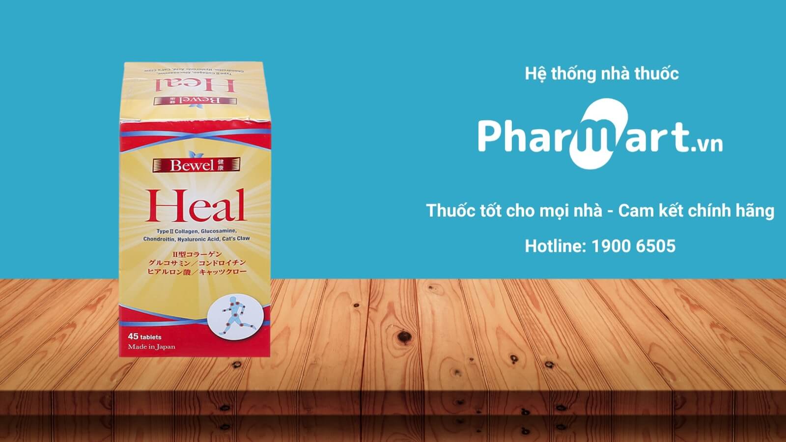 Pharmart.vn là địa chỉ uy tín cung cấp Bewel Heal
