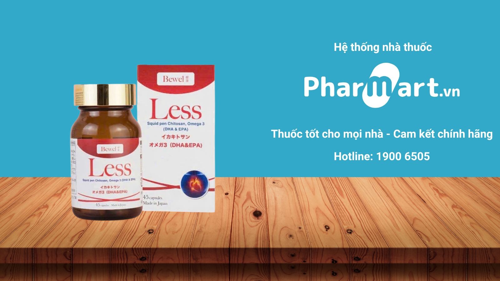 Li&ecirc;n hệ Pharmart.vn để đảm bảo mua Bewell Less ch&iacute;nh h&atilde;ng