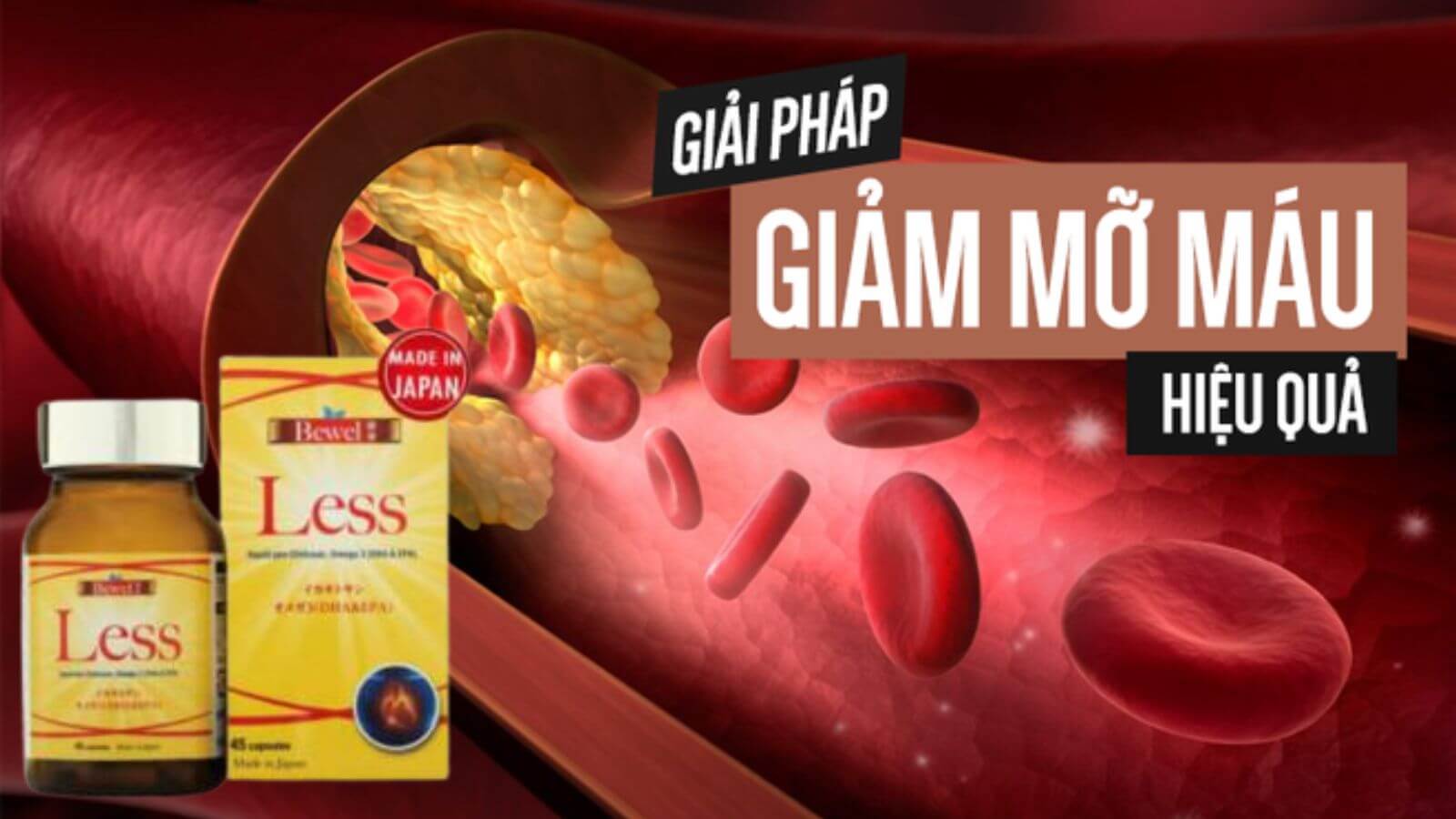 Bewell Less 45 viên hỗ trợ giảm mỡ máu