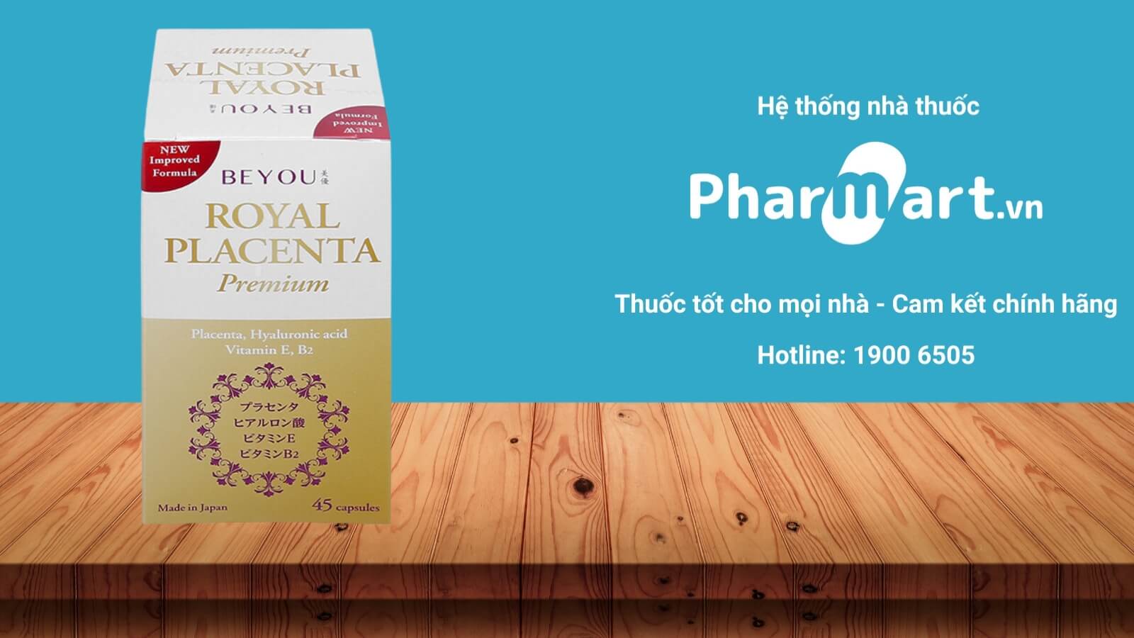 Pharmart.vn là địa chỉ uy tín cung cấp Beyou Royal Placenta