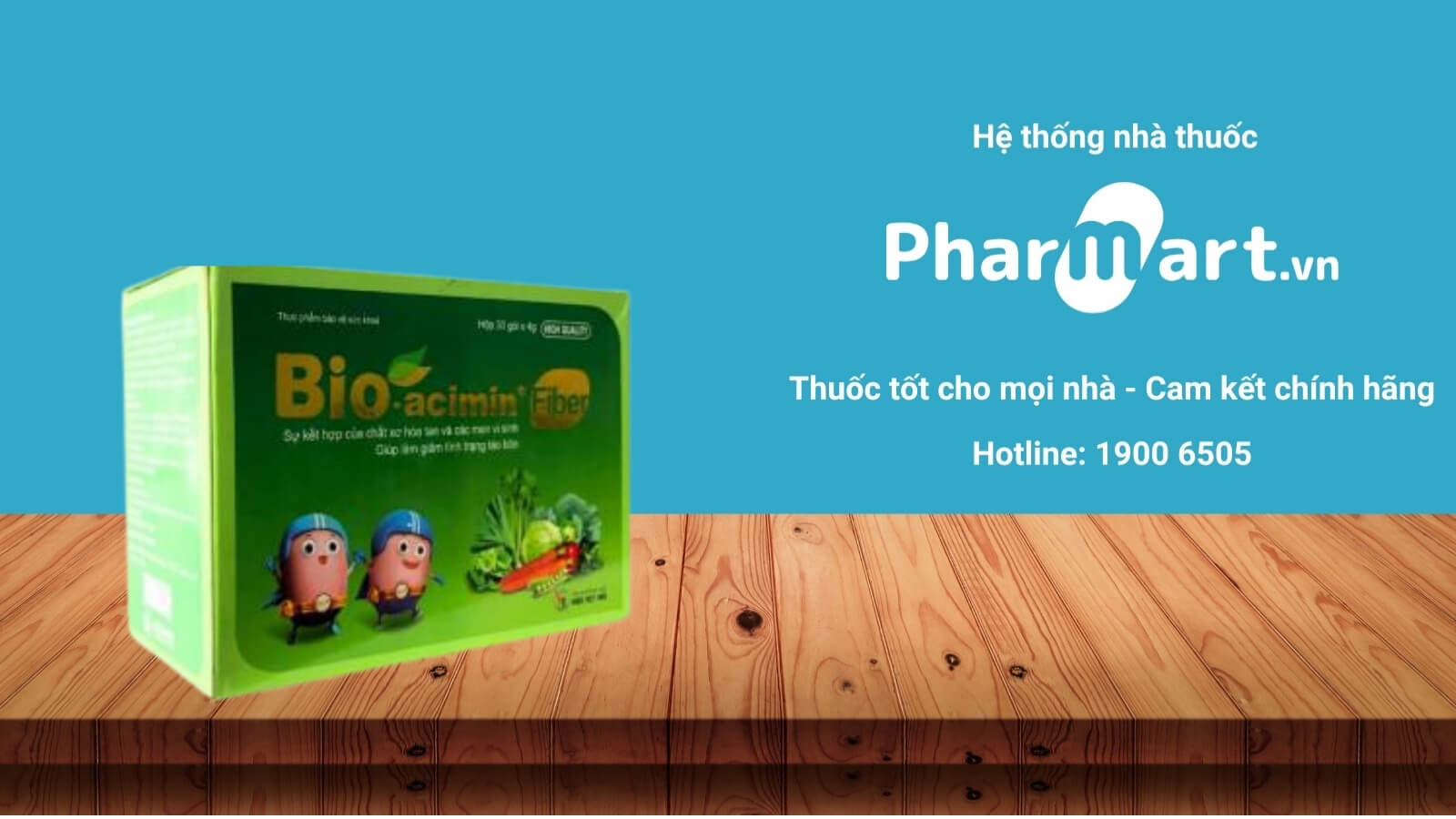 Mua ngay cốm Bio-acimin Fiber chính hãng tại Pharmart.vn