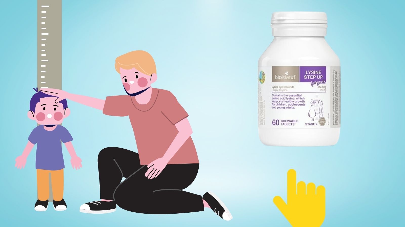 Giới thiệu về Bio Island Lysine Step Up For Youth