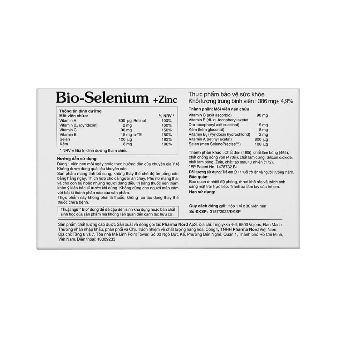 BioSelenium + ZinC Chống oxy hóa và tăng cường sức đề kháng