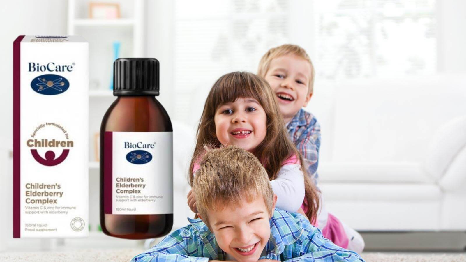 BioCare Children Elderberry Complex Tăng miễn dịch Pharmart.vn