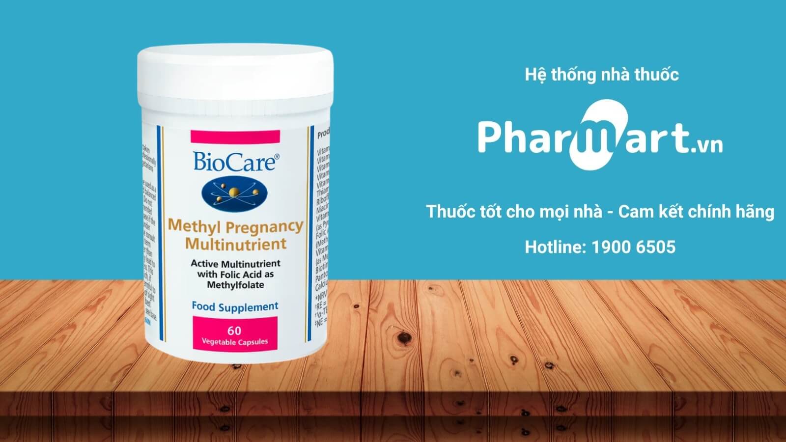 Biocare Methyl Pregnancy hiện đang được bán chính hãng tại Nhà thuốc Pharmart.vn