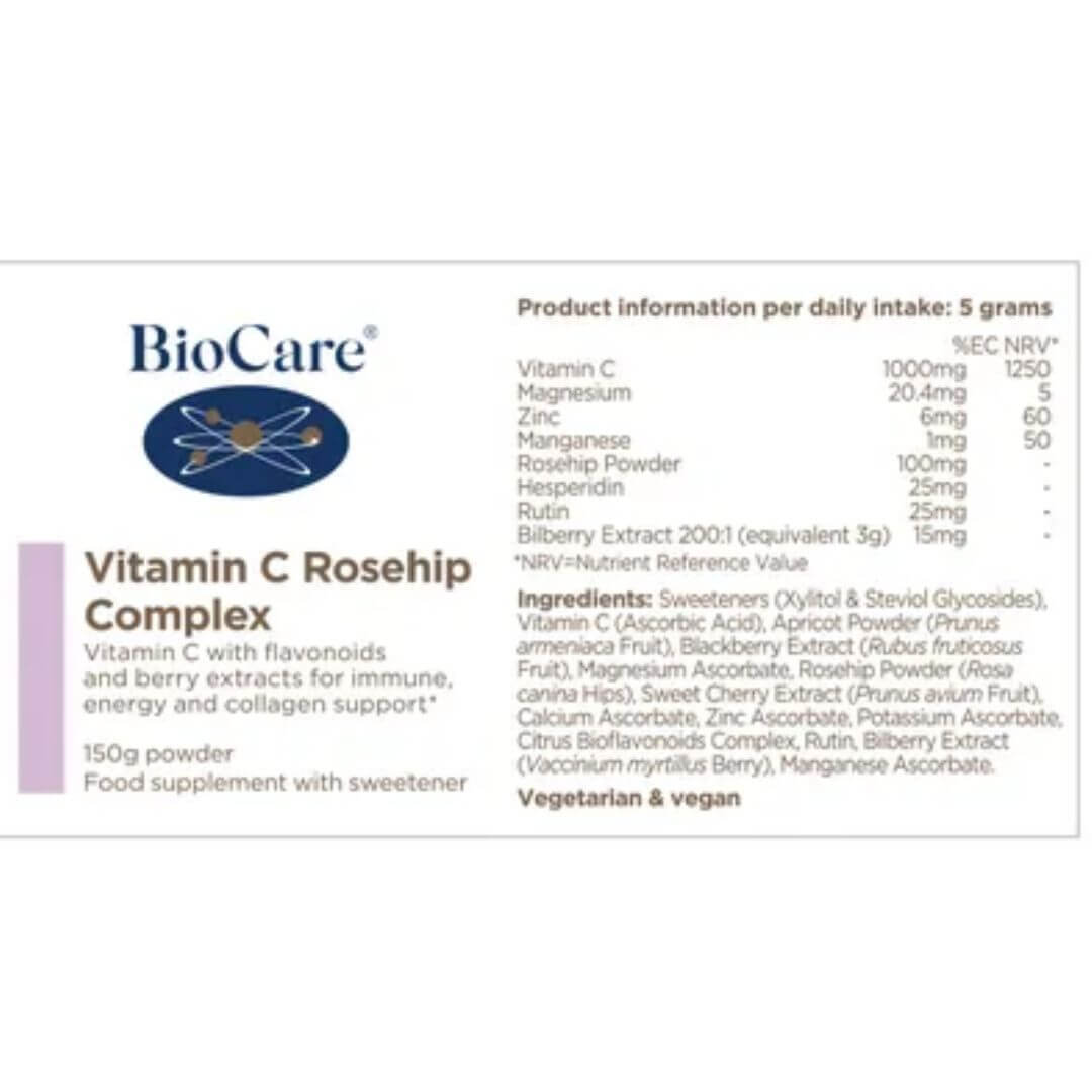 Biocare Vitamin C Rosehip Complex Bổ sung phức hợp Pharmart.vn
