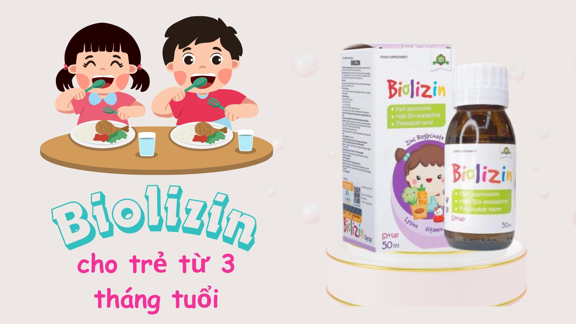 Vitamin và khoáng chất cần thiết cho trẻ