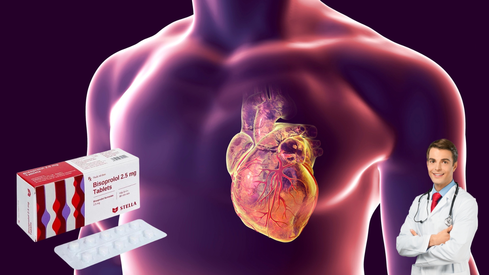 Bisoprolol là một loại thuốc thuộc nhóm thuốc chẹn beta