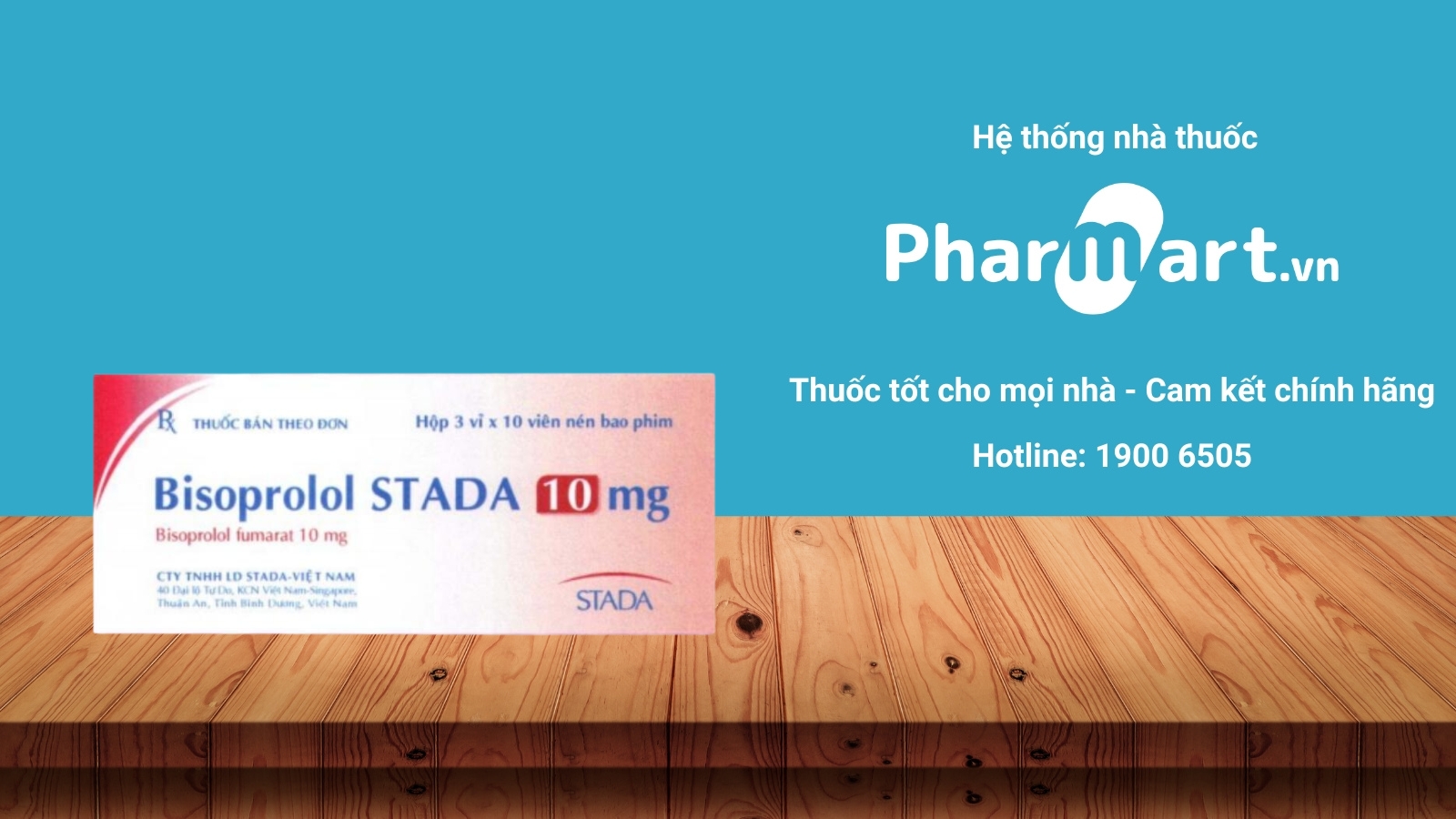 Mua ngay thuốc Bisoprolol 10mg chính hãng tại Pharmart.vn