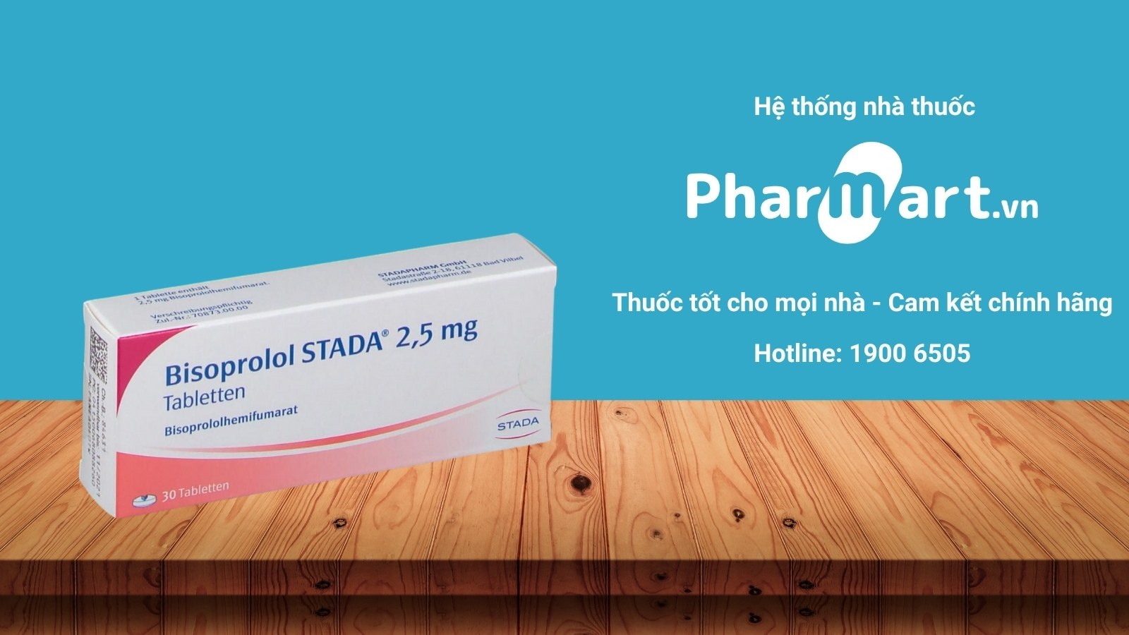 Mua ngay thuốc Bisoprolol 2,5mg chính hãng tại Pharmart.vn