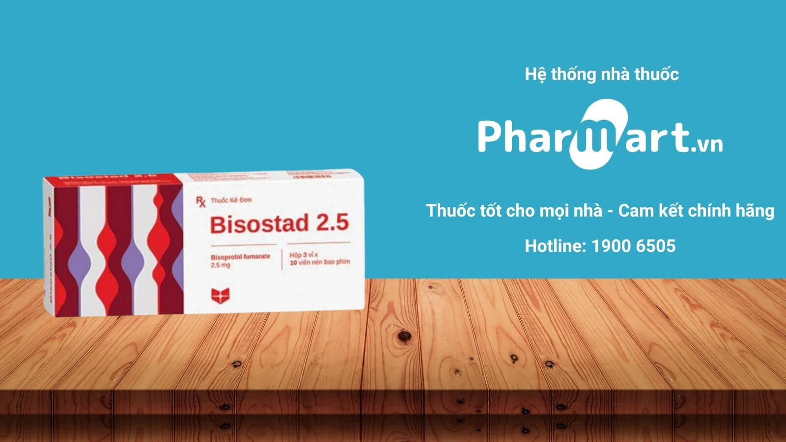 Mua ngay thuốc Bisostad 2.5 tại Pharmart.vn