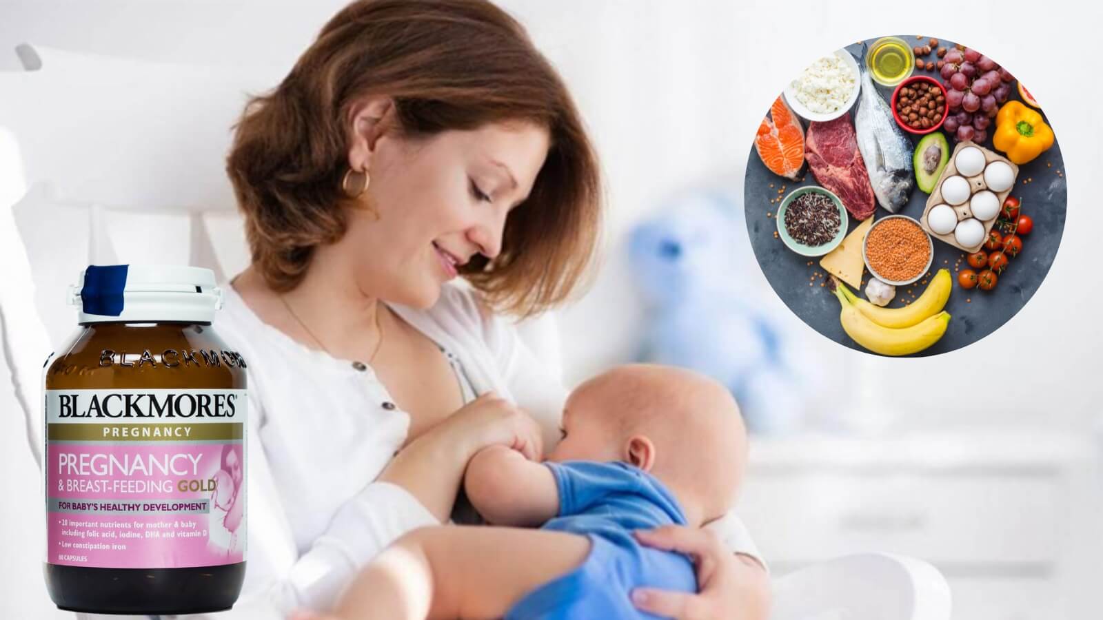 Cung cấp các chất dinh dưỡng đóng vai trò quan trọng trong sự phát triển trí lực của trẻ trong thời kỳ thai nghén và bú mẹ.