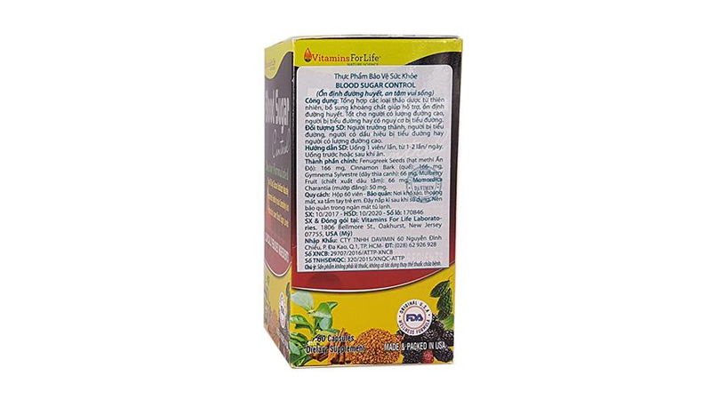 Tác dụng của Blood Sugar Control