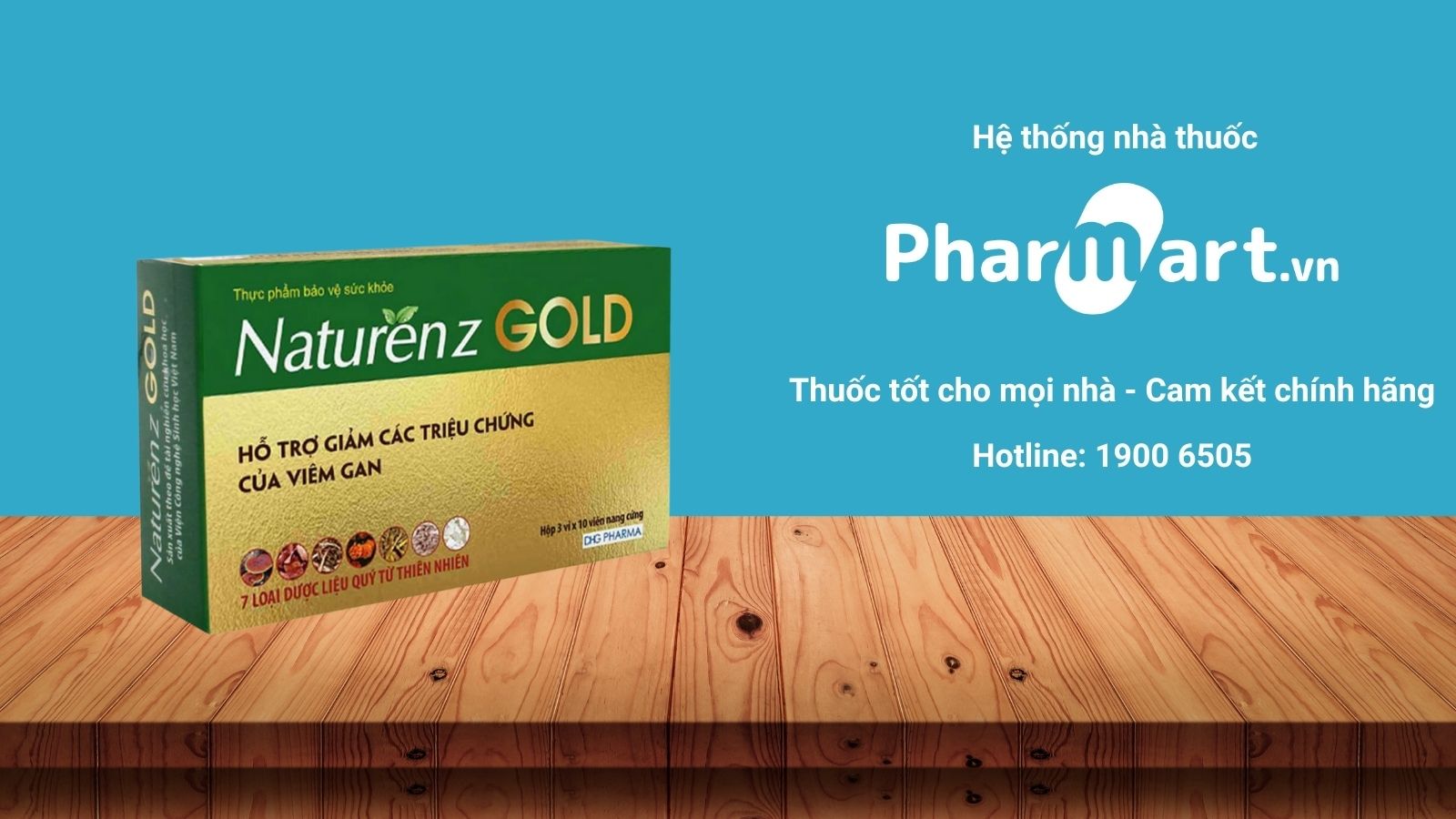 Mua ngay Bổ gan Naturenz Gold chính hàng tại Pharmart.vn