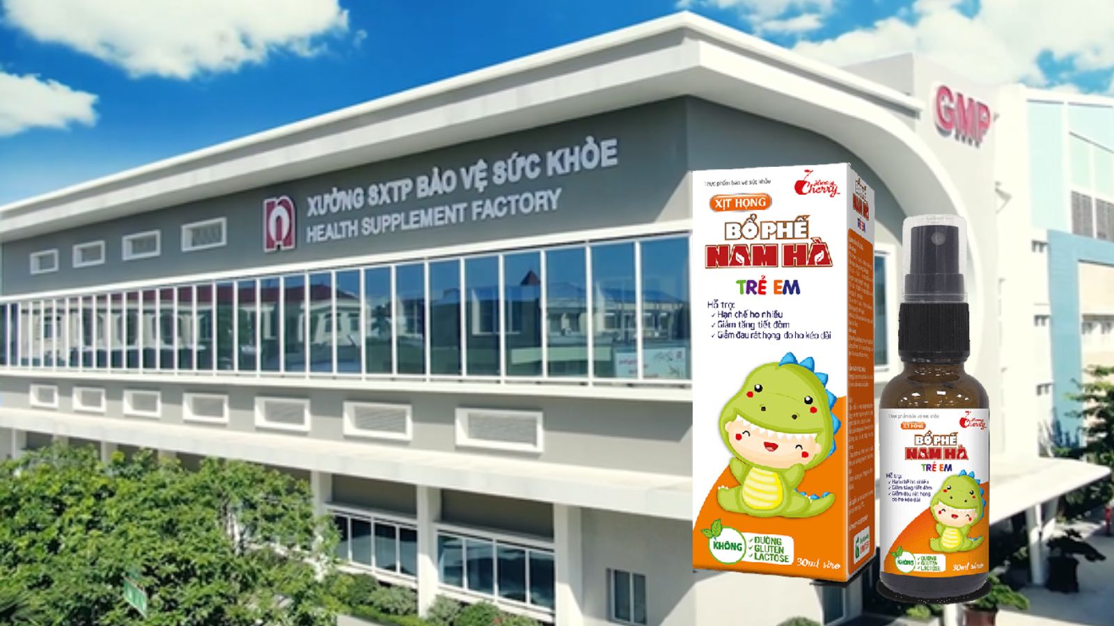 Xịt họng bổ phế Nam Hà trẻ em 