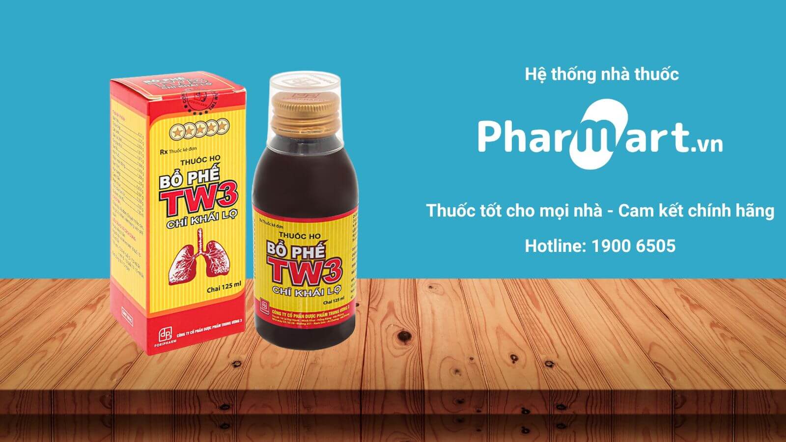 Mua ngay Bổ phế TW3 Chỉ Khái Lộ chính hãng tại Pharmart.vn