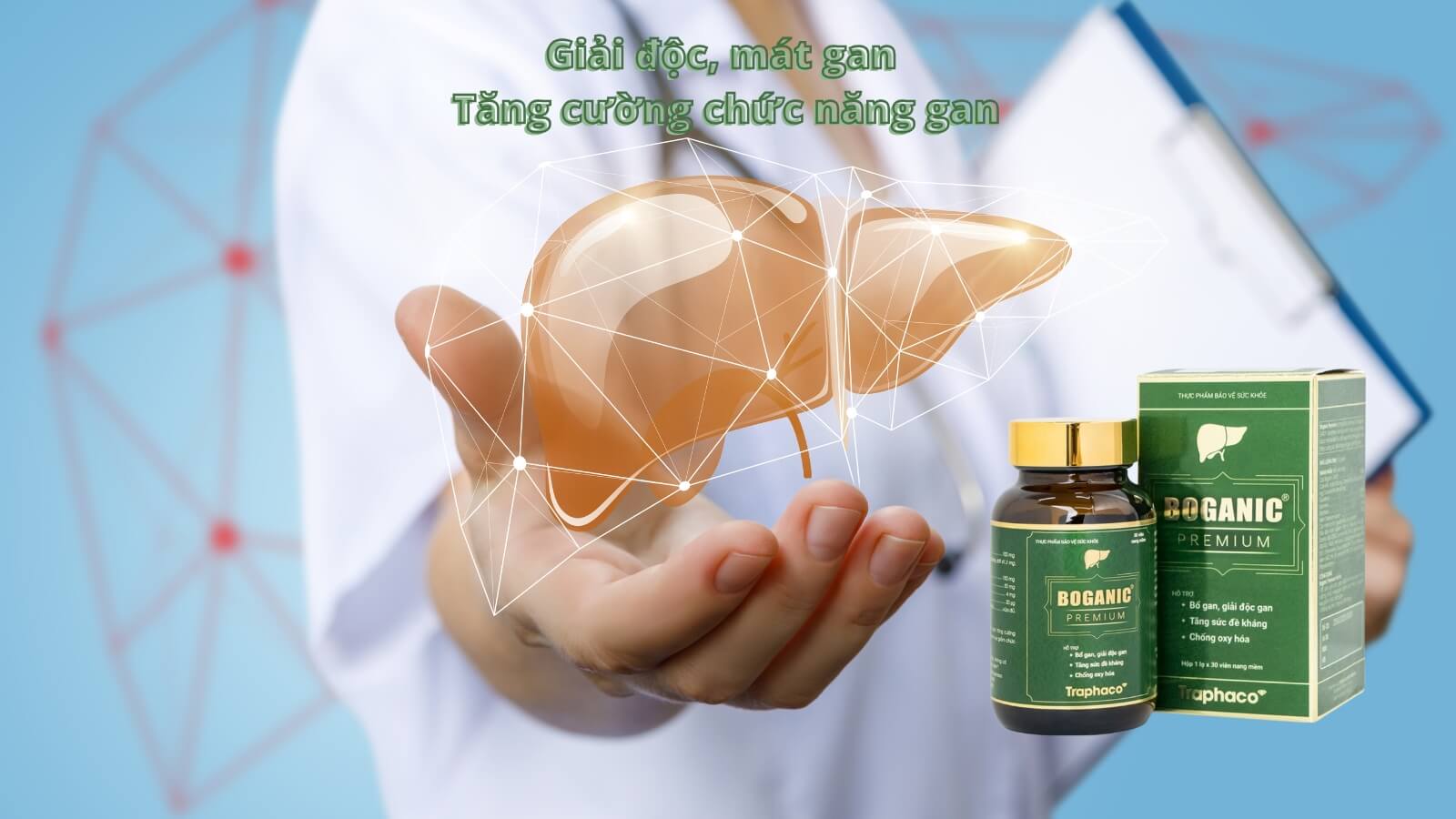 Boganic Premium giúp bảo vệ chức năng gan