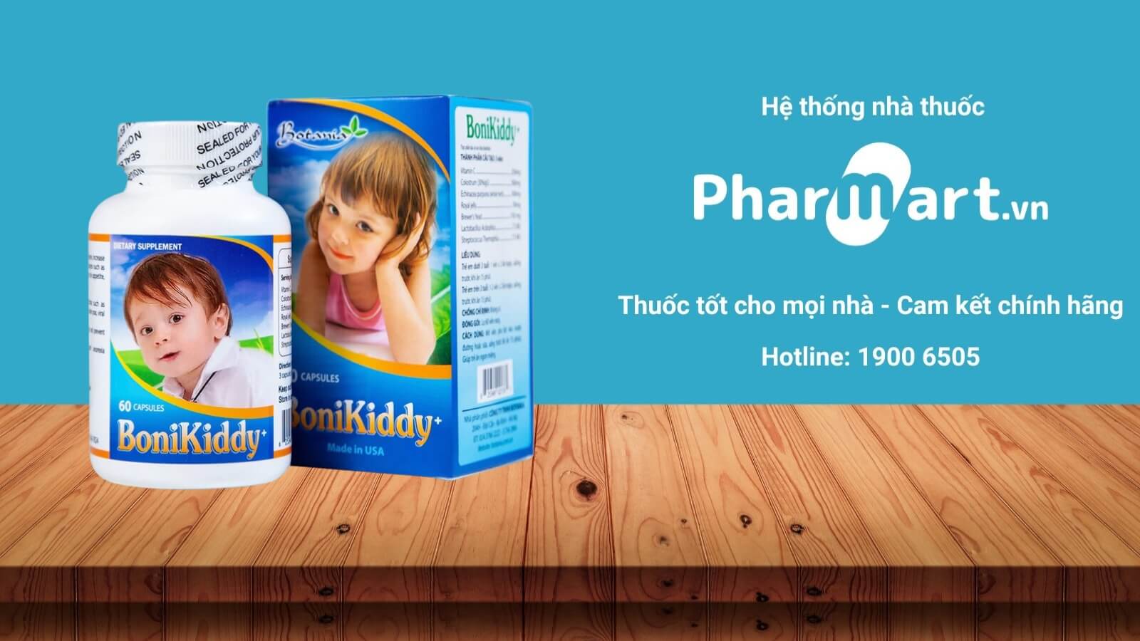 Bonikiddy+ được phân phối chính hãng tại Pharmart.vn