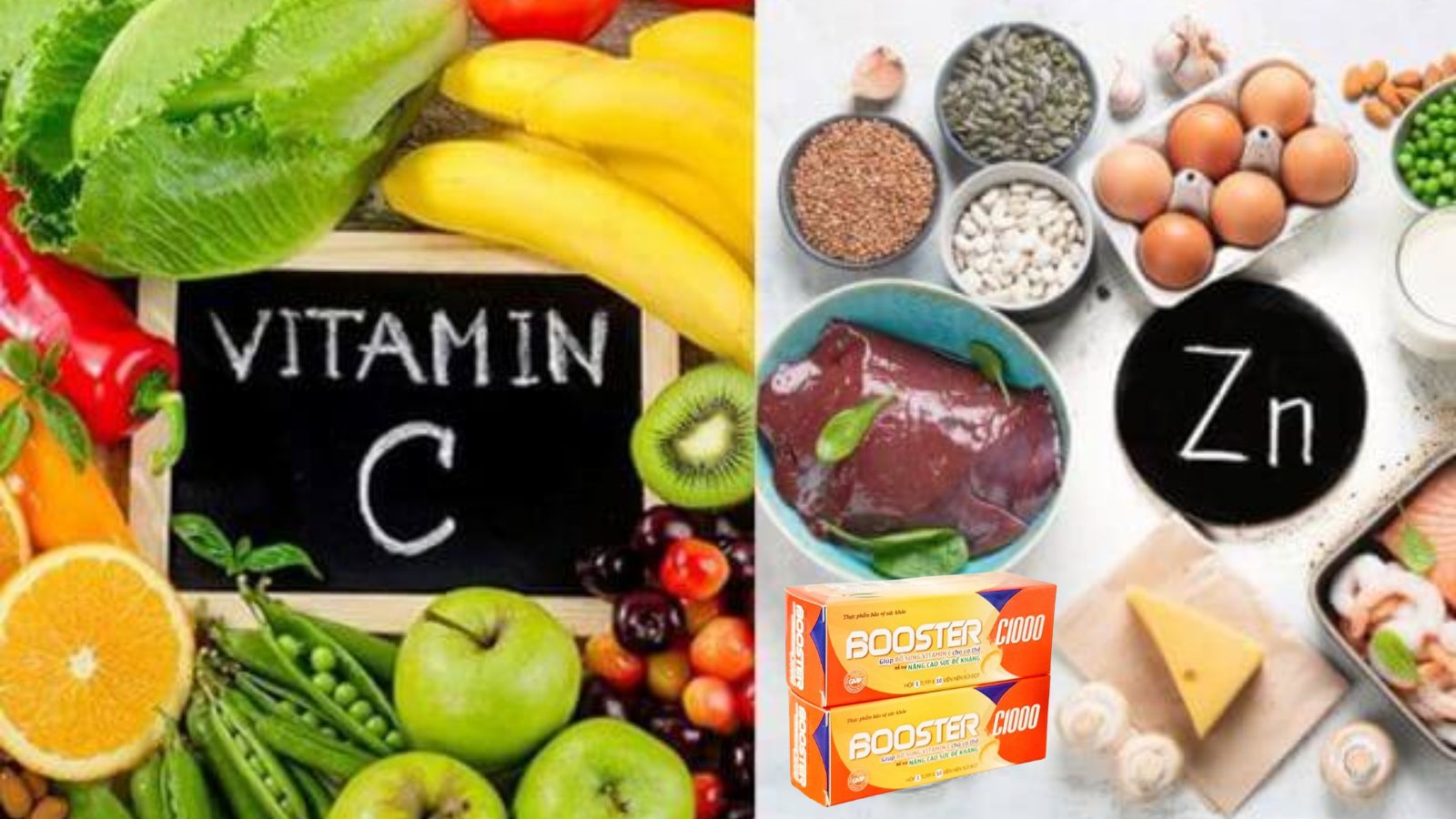 Vitamin C và kẽm: Sự kết hợp hoàn hảo