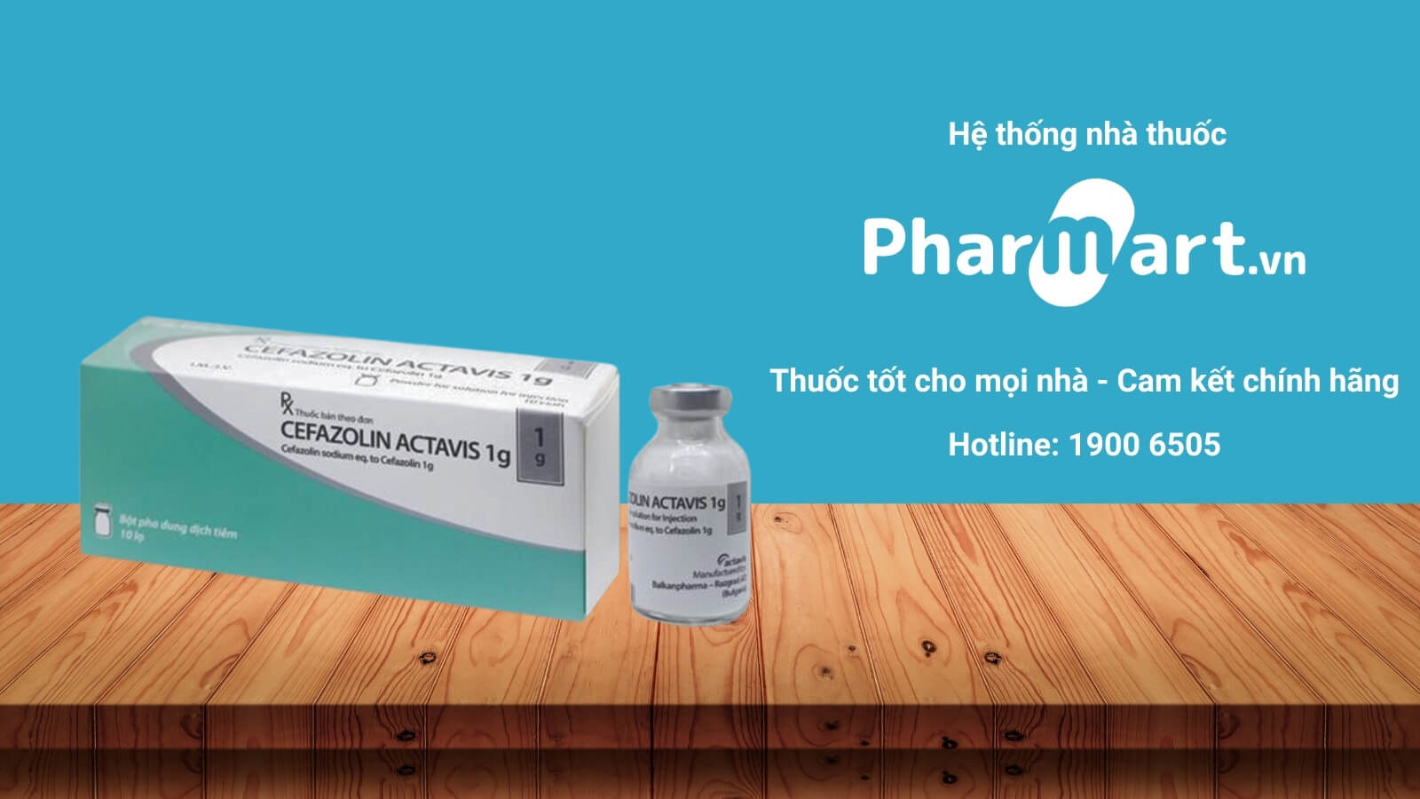 Mua ngay Cefazolin Actavis 1g tại Pharmart.vn