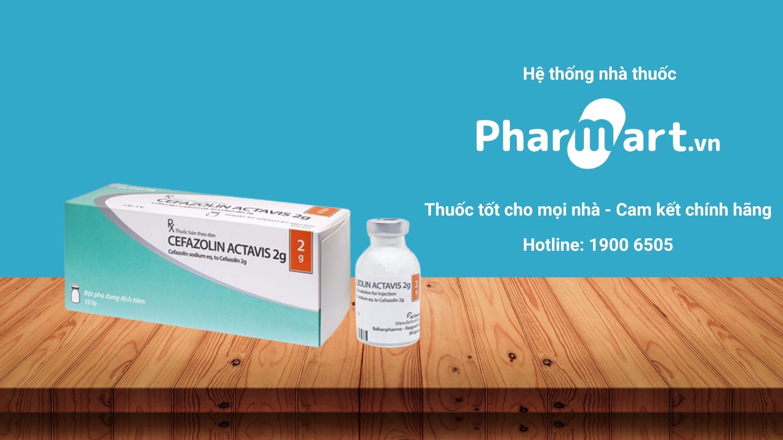 Mua ngay Cefazolin Actavis 2g tại Pharmart.vn  