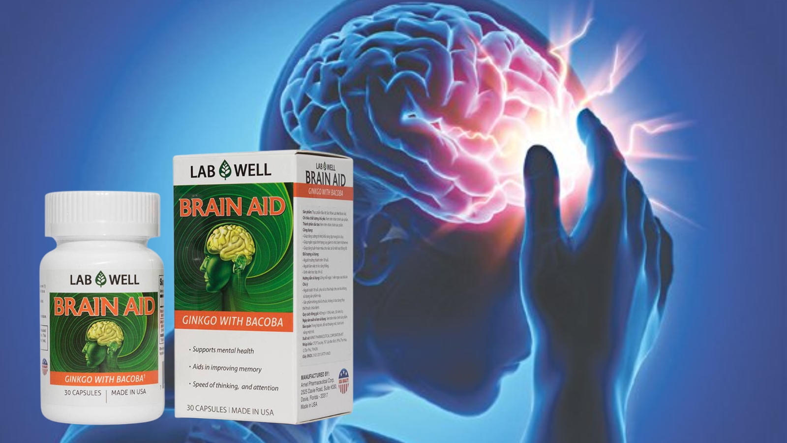 Viên uống bổ não Brain Aid