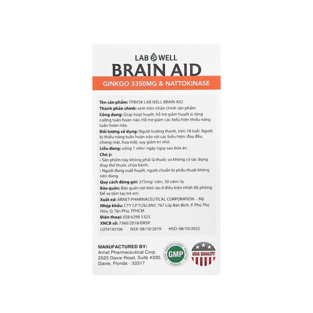 Brain Aid Tăng cường chức năng não bộ Pharmart.vn